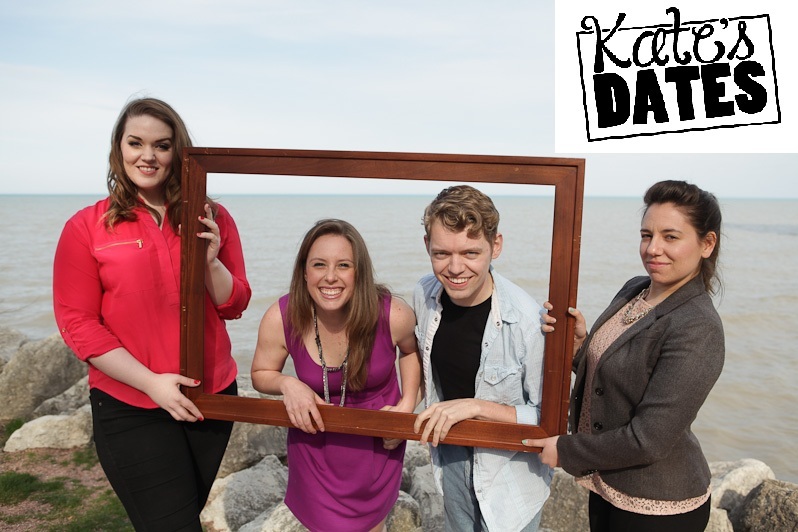 Neala Barron, Elise Spoerlein, Spenser Davis, and Ashley Alvarez star in KATE'S DATES for Waltzing Mechanics.