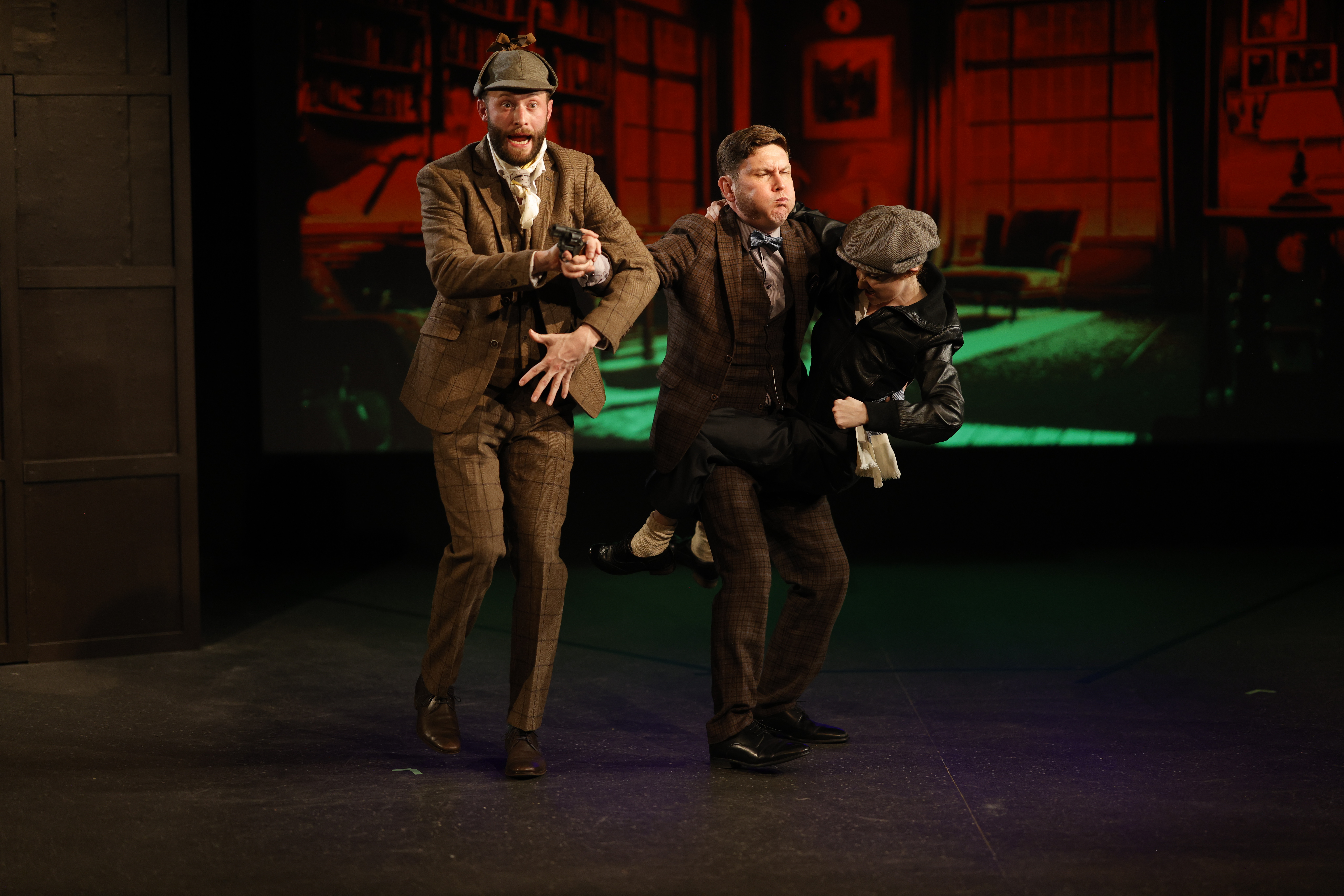 Charlie Tripp (left), Benjamin Press (middle), Katherine Rodden (right) Pic by Stefan Kock