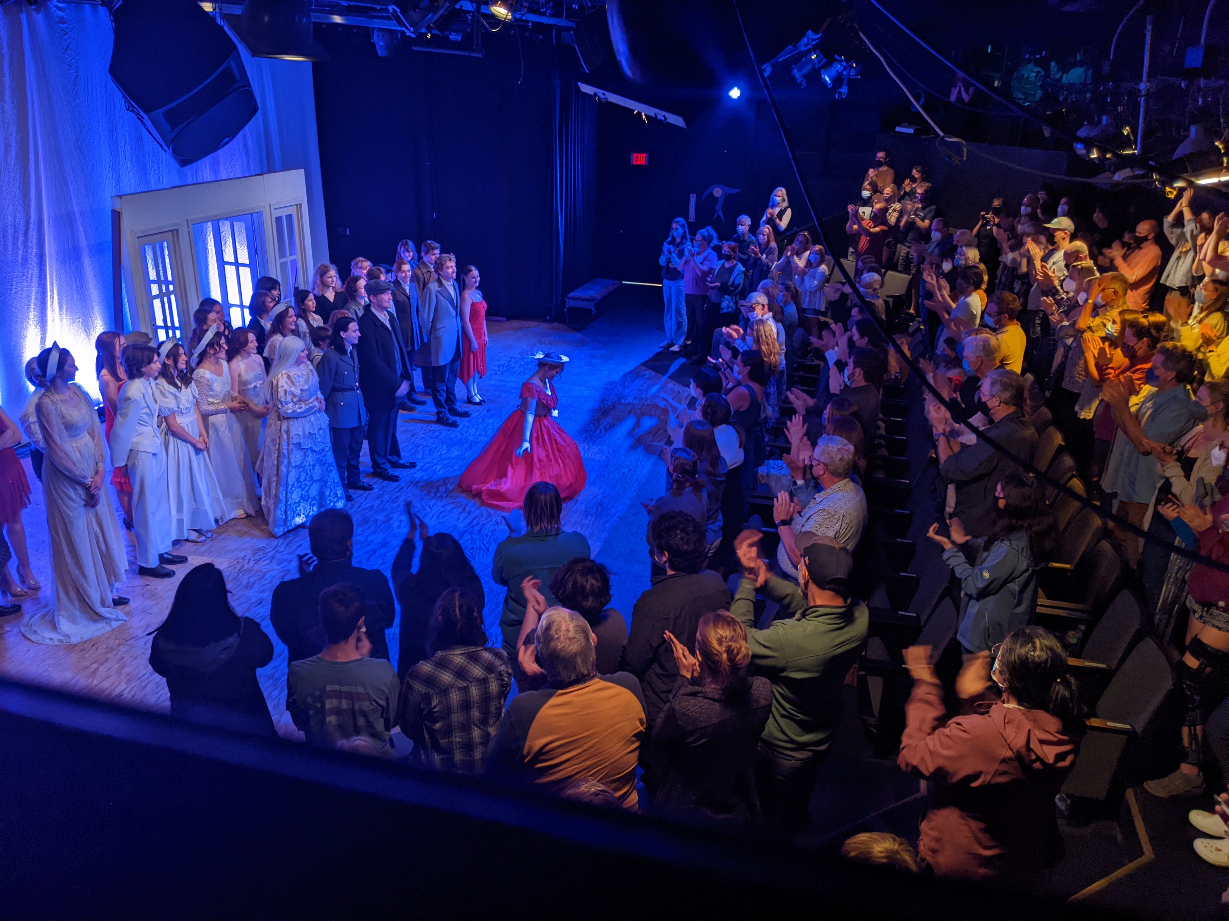 A packed house gives a much deserved standing ovation to the cast and crew of Anastasia the Musical. (Photo credit: Joe Maniglia)