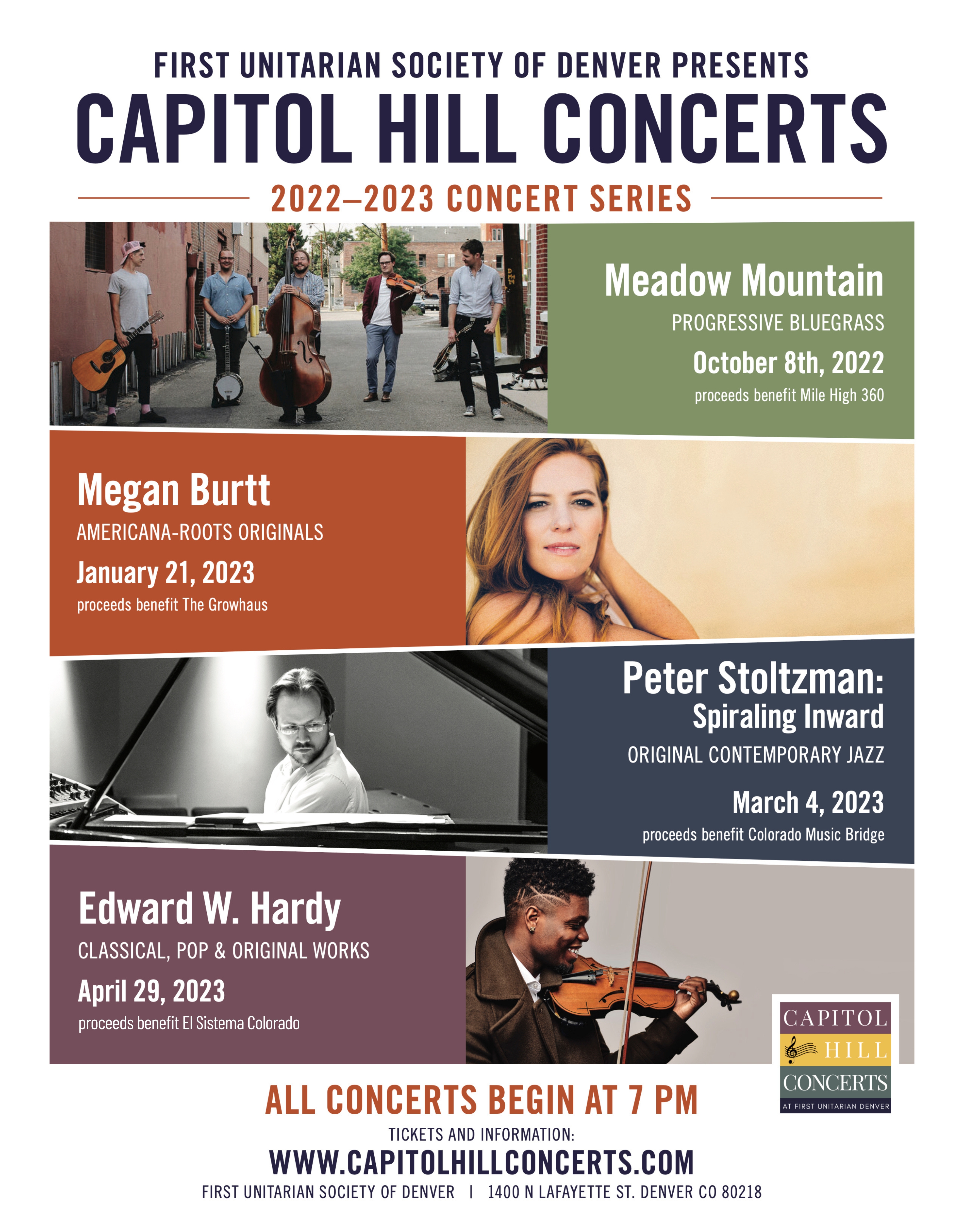 Capitol Hill Concerts Official 2022-23 Season Poster