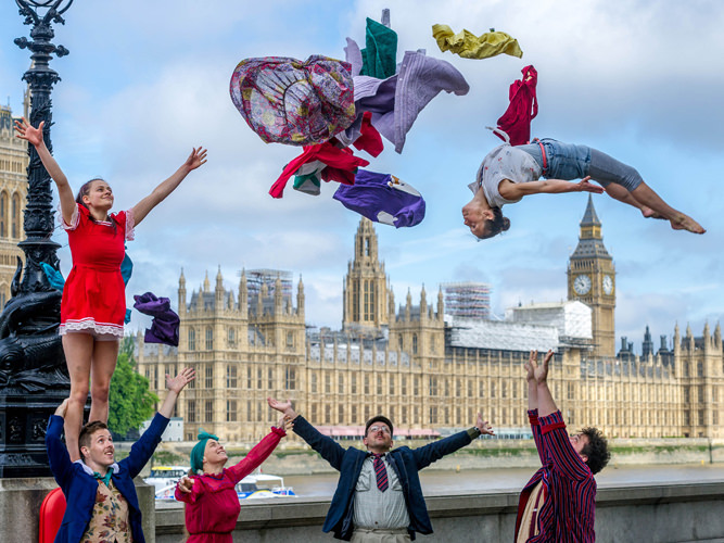 Lost in Translation Circus' The Hogwallops celebrate the launch of Circus250