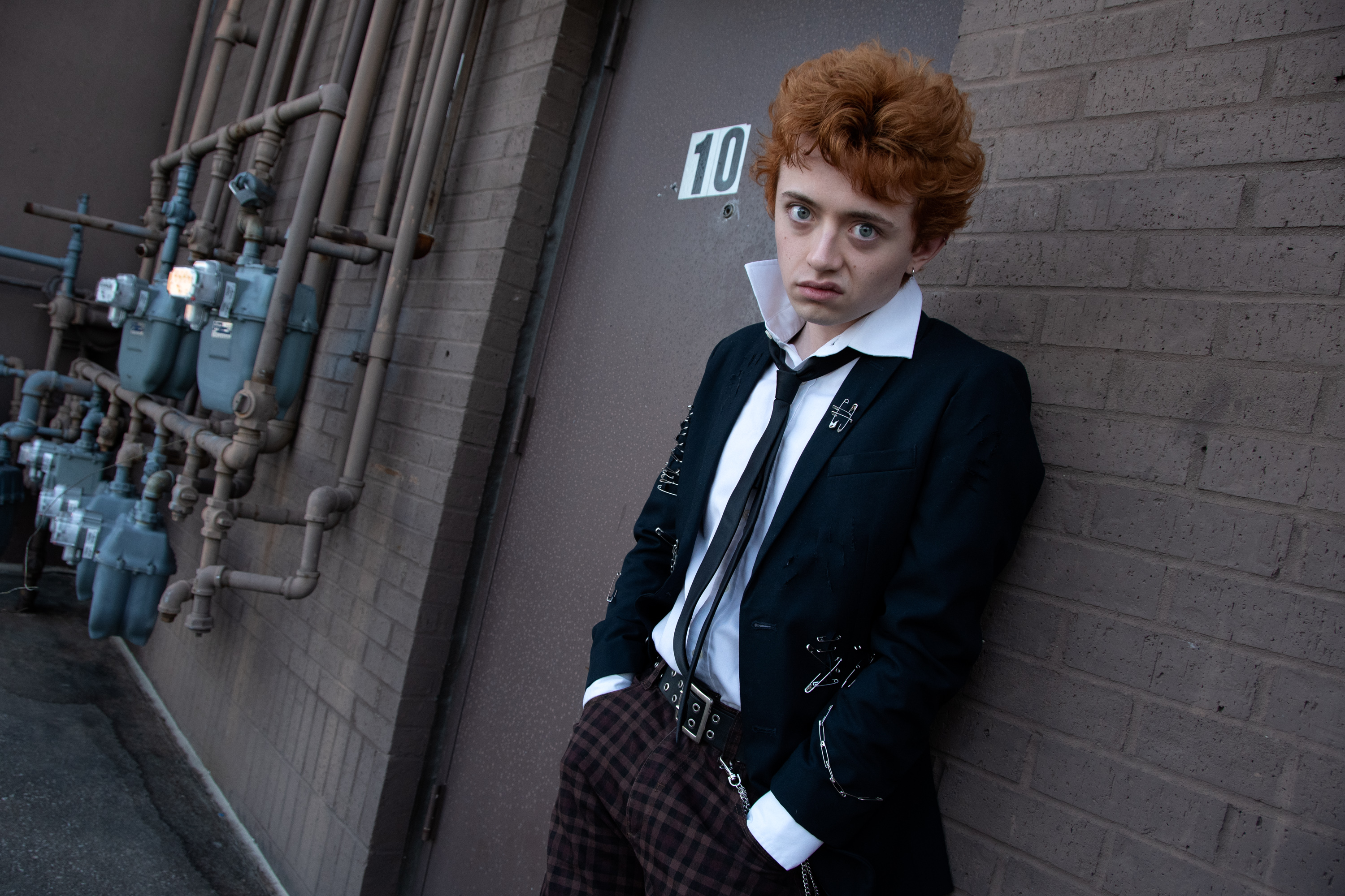 Brayden Lawrence as Johnny Rotten in Lipstick Traces. Photograph by Jason Johnson-Spinos.