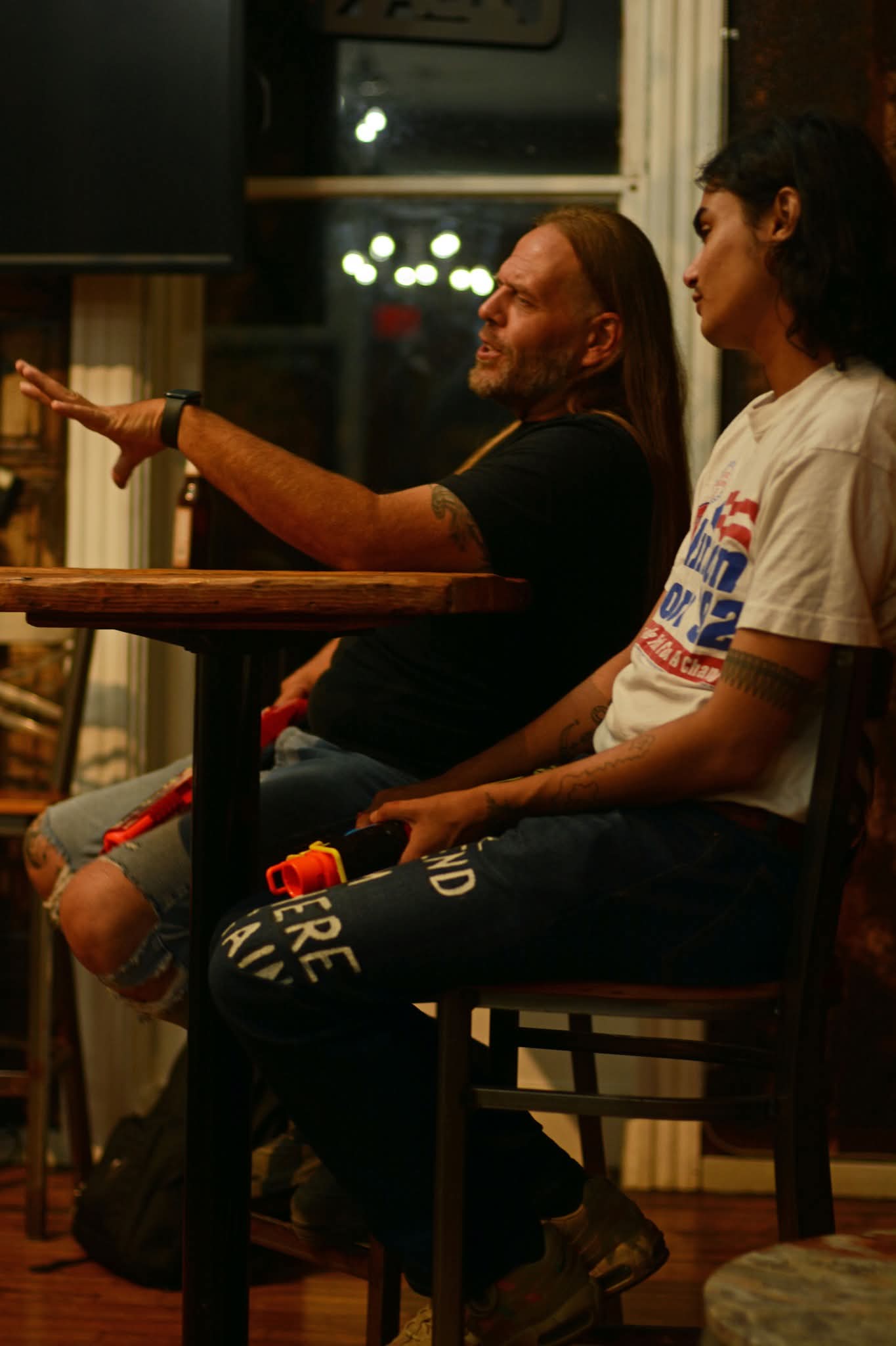 Tim Lidard as Jackie and Shaawan Francis Keahna as Ruby