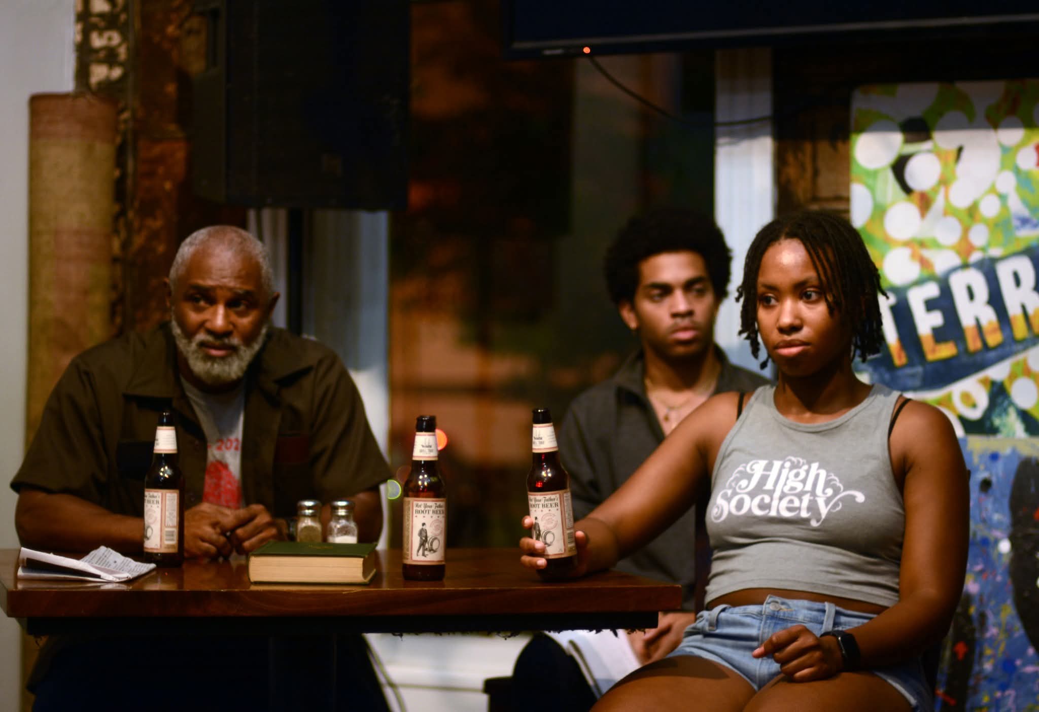 Gramp - Steven Maurice, Boze - Astaris - Michael Yates and Taryn Murphy as Gabby