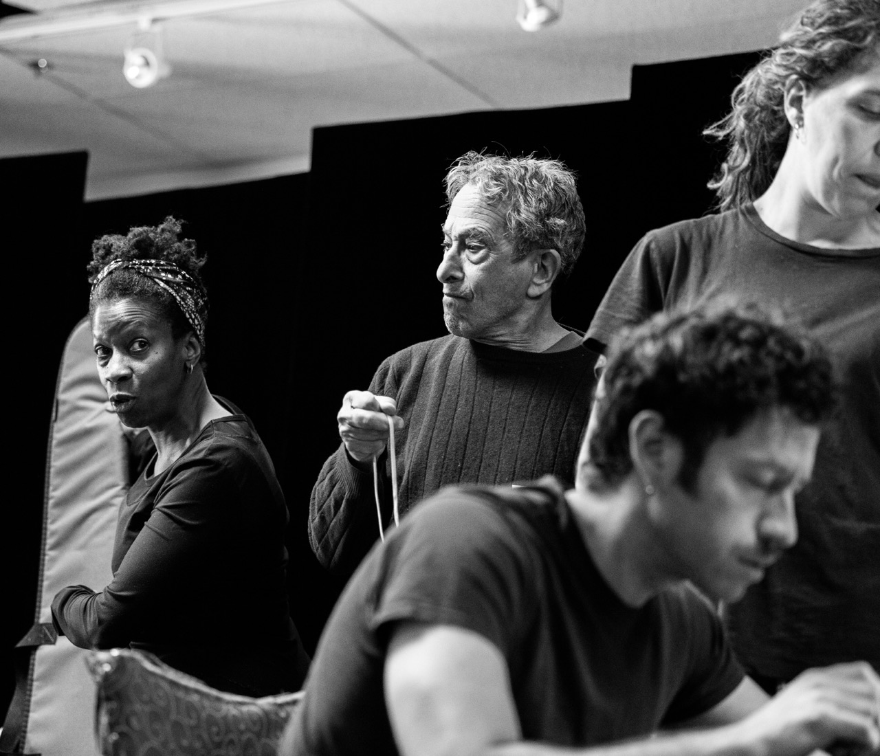 Danielle Reddick, John Flax, Apollo Garcia, Elizabeth Glass, Action at a Distance, photo by Mariah Olesen