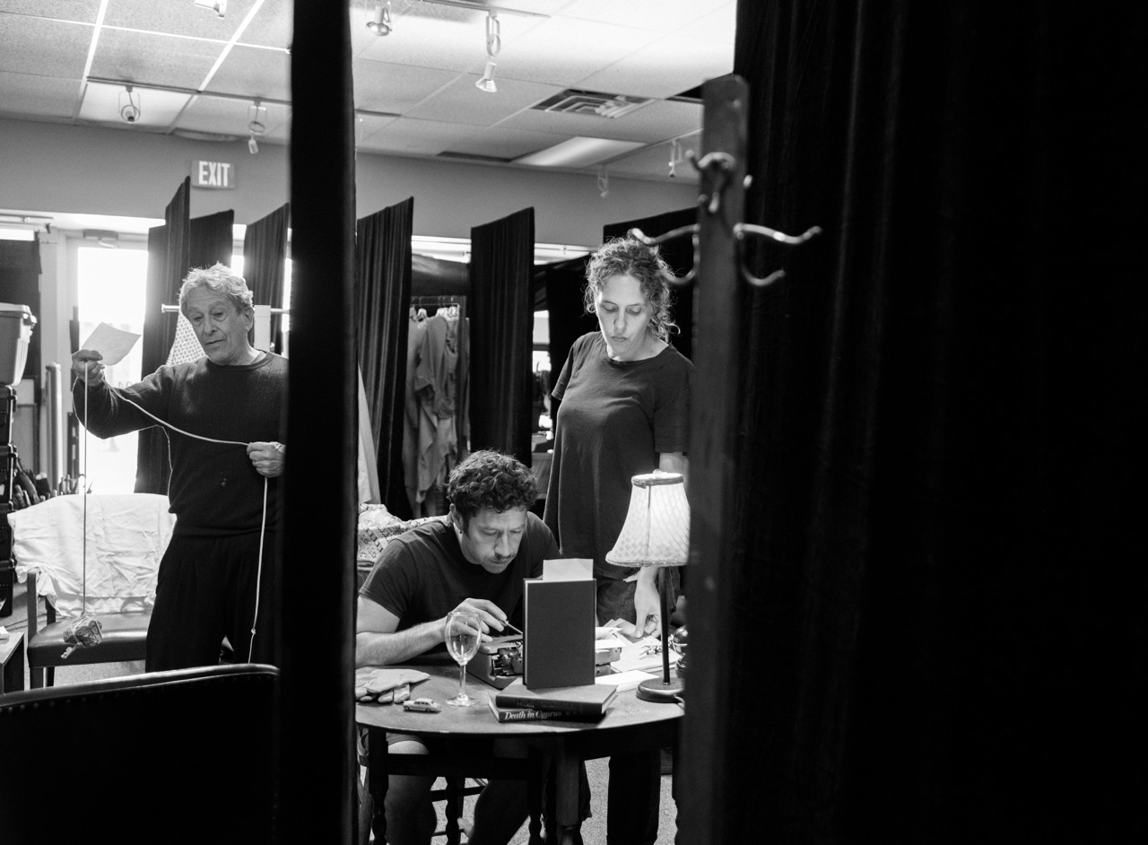 John Flax, Apollo Garcia, Elizabeth Glass, Action at a Distance, photo by Mariah Olesen John Flax, Apollo Garcia, Elizabeth Glass, Action at a Distance, photo by Mariah Olesen