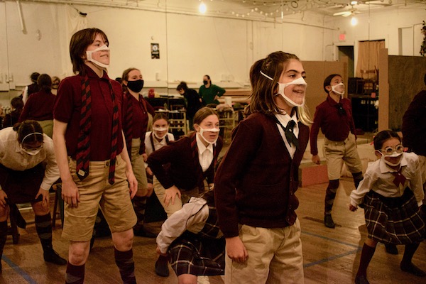 Rehearsal Photo courtesy of Broadway Training Center of Westchester. 
