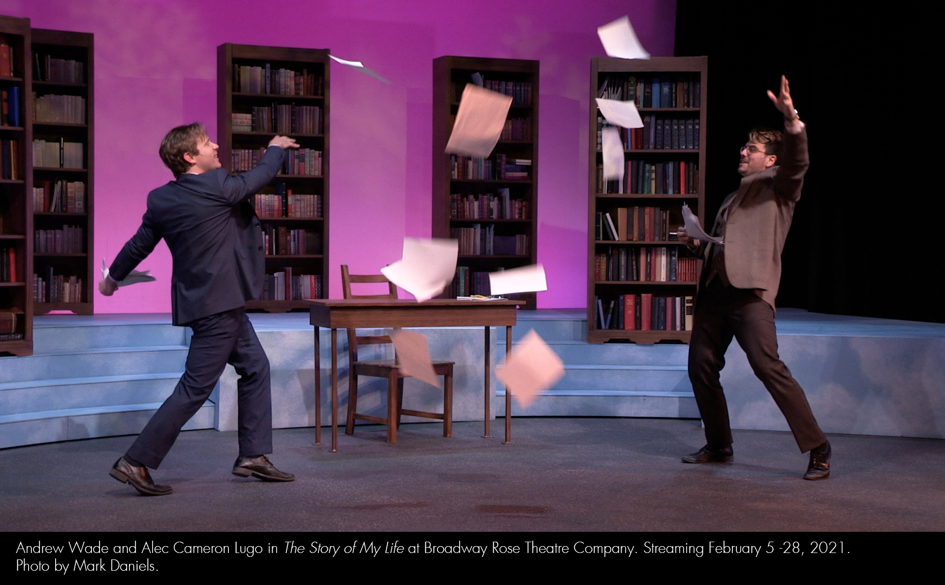 Production photo of Alec Cameron Lugo and Andrew Wade in 