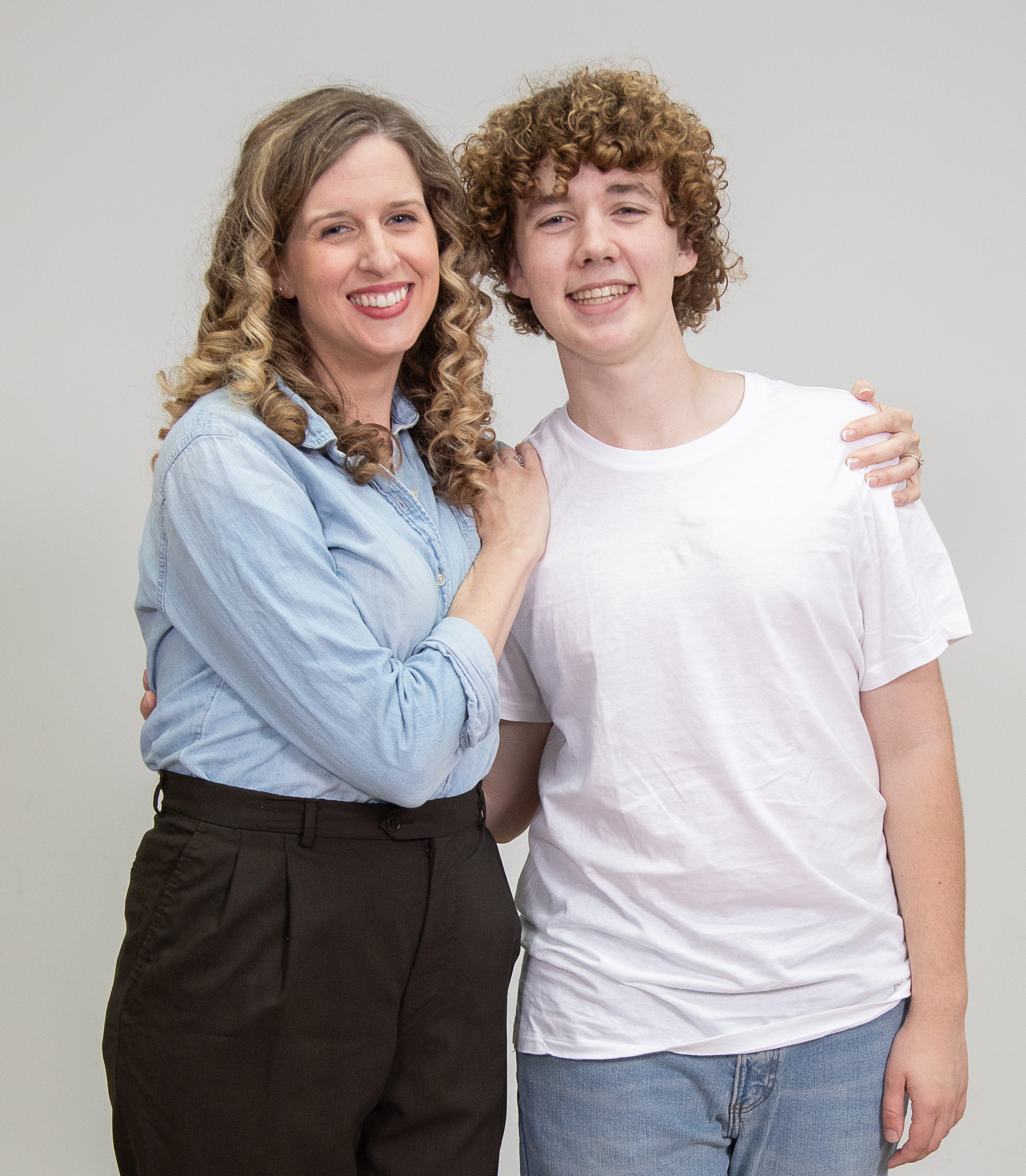 When Ren (right, Zack Osborne of Willow Grove, PA) and his mother Ethel (left, Megan Gramlich of Lawrenceville, NJ) move from Chicago to a small farming town, he is prepared for the inevitable adjustm