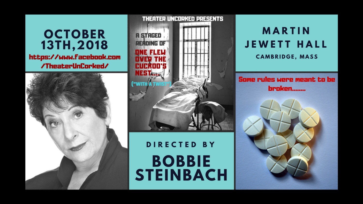 We are thrilled to have the Award Winning Bobbie Steinbach directing our production! 1