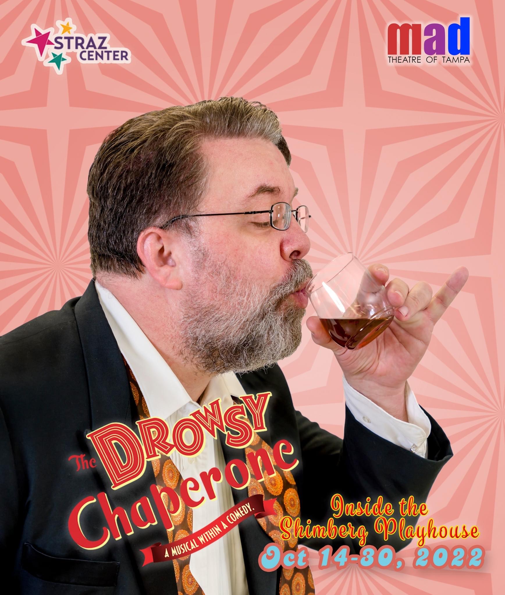 Meet Mr. Feldzieg as played by Jay Morgan in mad Theatre of Tampa’s “The Drowsy Chaperone