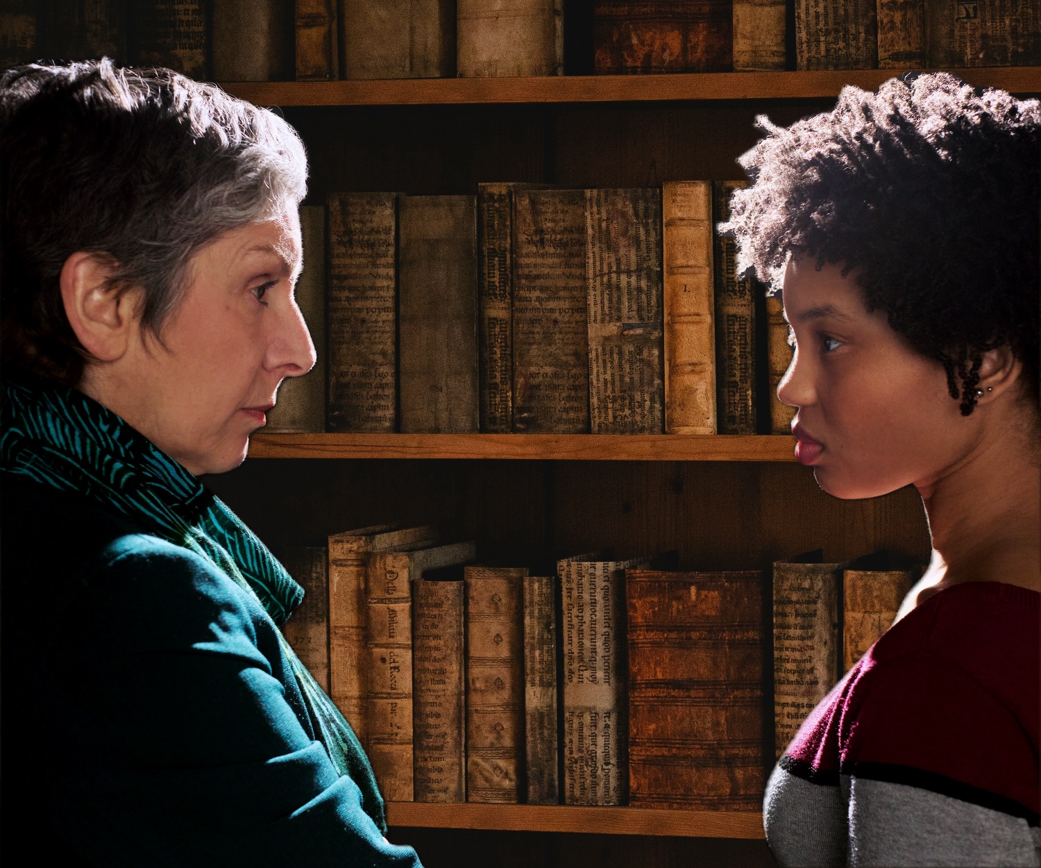 Sue Struve as Janine and Hannah Taylor as Zoe Photo credit: DJ Corey Photography