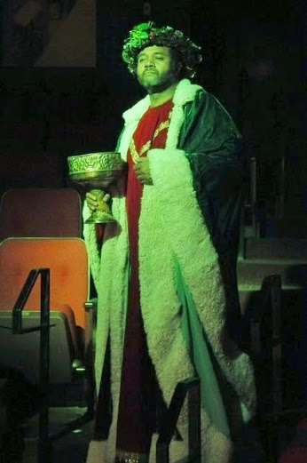 A Majestic Spirit: Darryl Maximilian Robinson appeared as The Ghost of Christmas Present in the 2010 Glendale Centre Theatre annual musical production of A Christmas Carol by Charles Dickens.