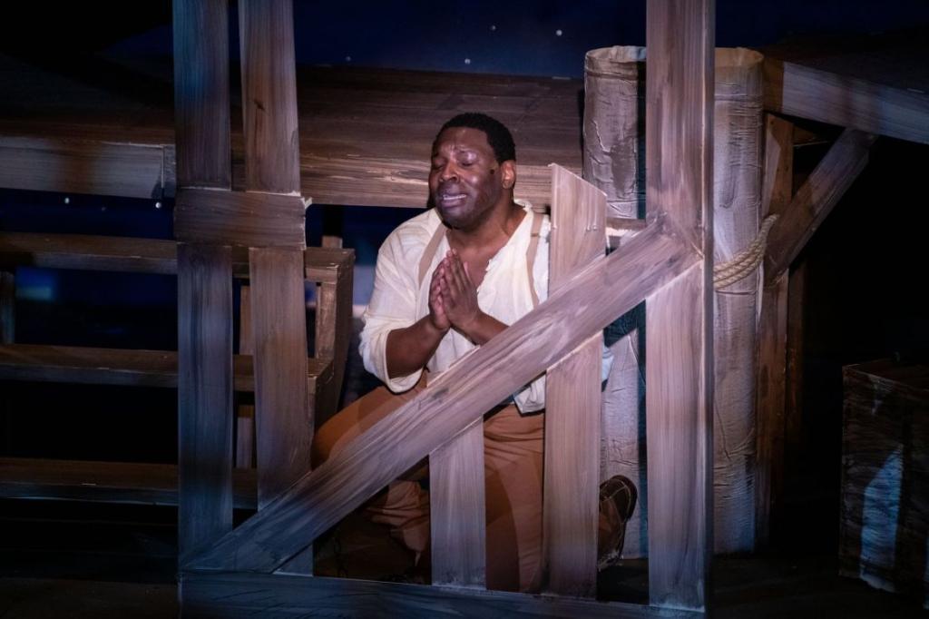 Khawon Porter as Jim in Temple Theatres Production of Big RIver
