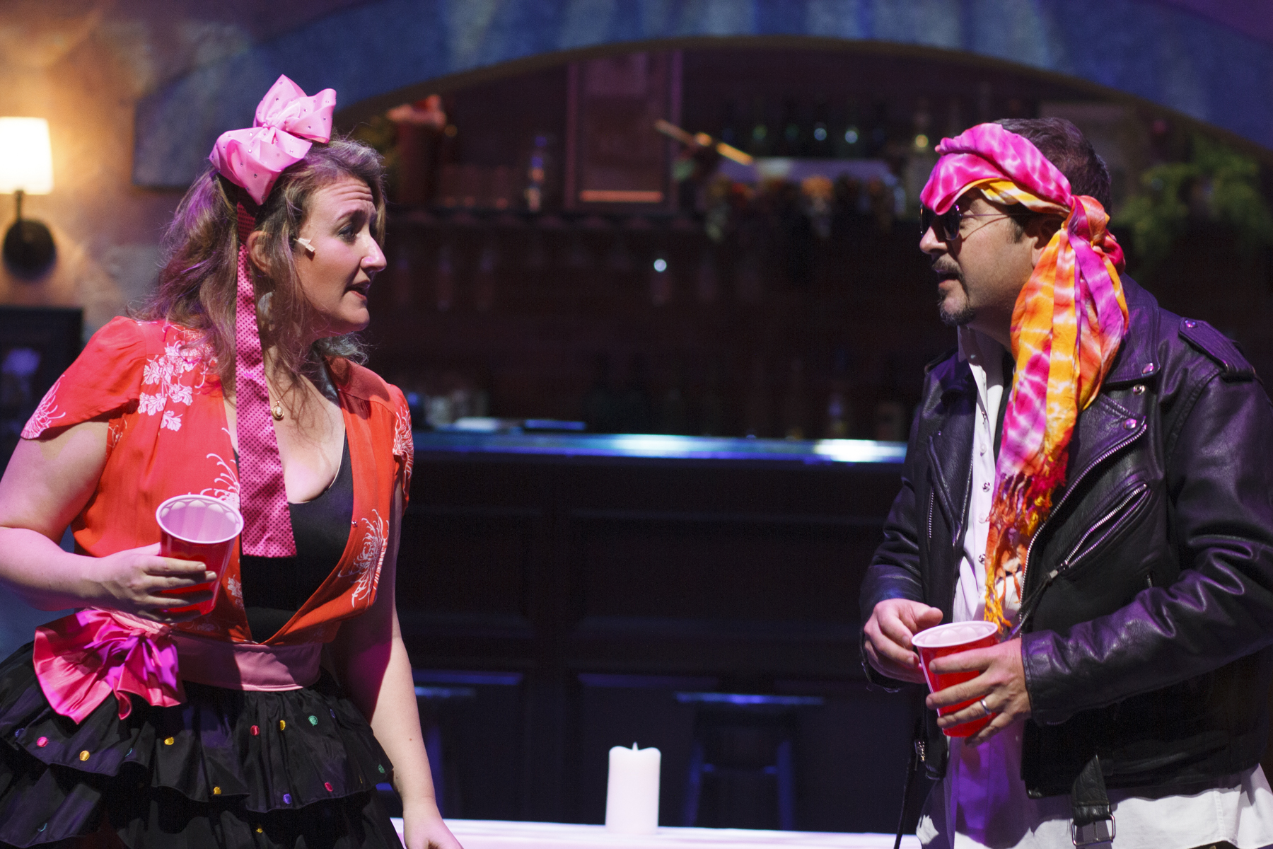 The Last Wide Open is brought to life by Rebecca Shor and Ethan Butler as a young waitress and Italian immigrant who are the unlikely couple at the center of this unconventional romantic musical comedy by Audrey Cefaly. Photo by Gillian Mariner Gordon.