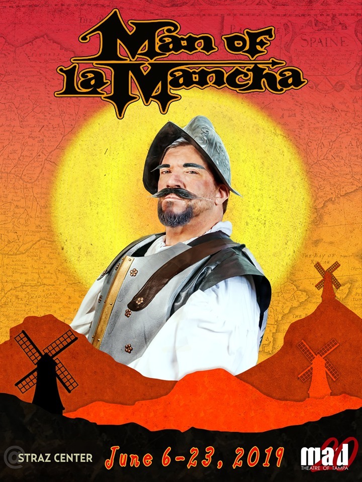 Meet Marcus Blake, our Miguel de Cervantes (Don Quixote) in mad Theatre of Tampa's 