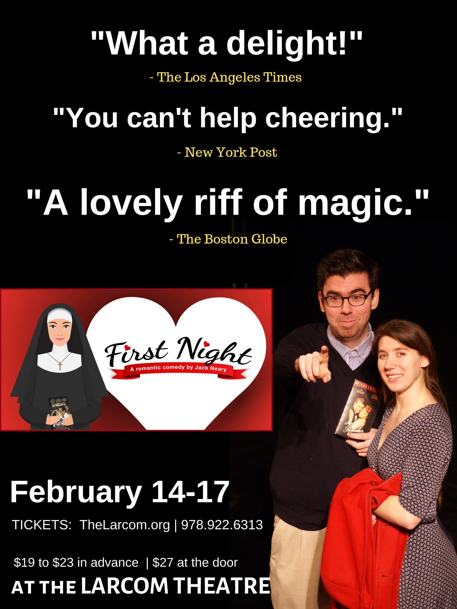 Poster for the show. Designed by Catherine Stramer. Blue Slate Design