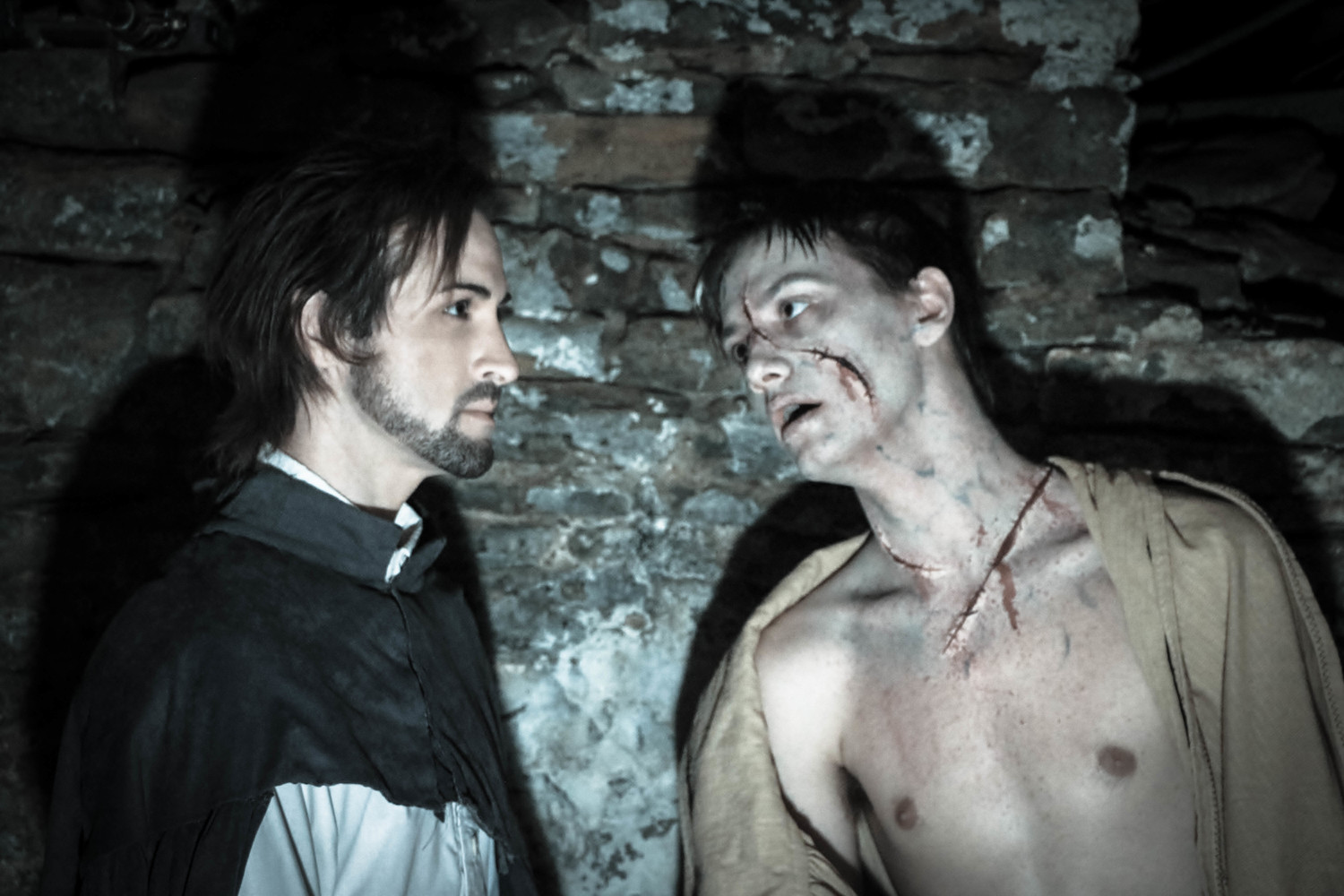 Luka Ashley Carter as Victor Frankenstein and Olaf Eide as Creature
Photo Credit: Kristy Rucker 1