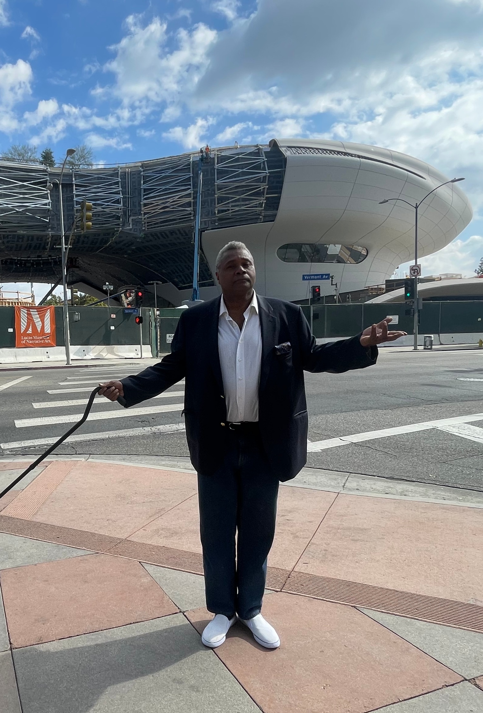Our Revels Now Are Ended: 2022 Making The World Happening Award Winner Darryl Maximilian Robinson gives Prosperos most famous speech from the William Shakespeare play The Tempest at The Lucas Museum.