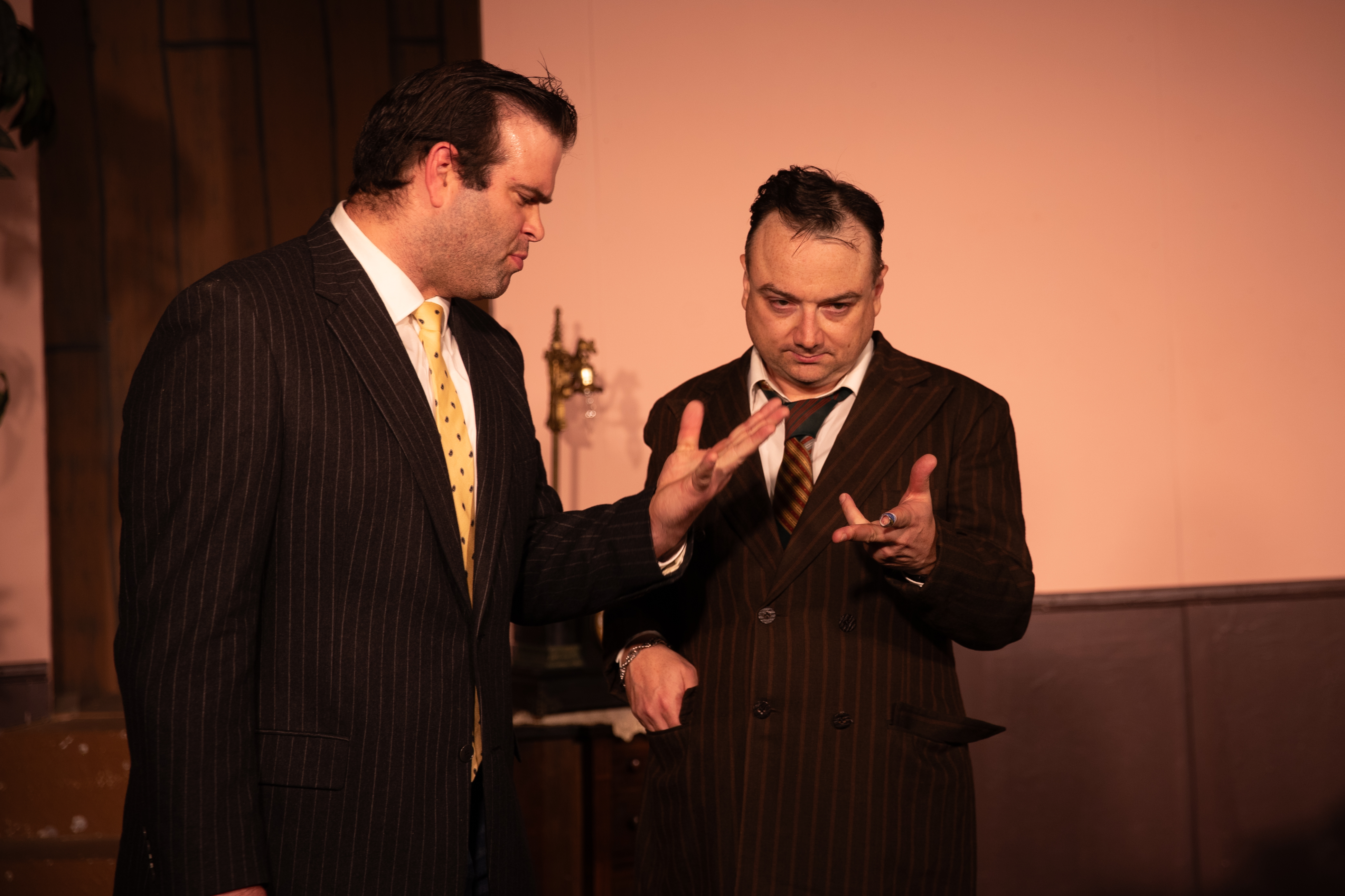 Josh Head as JONATHAN BREWSTER and Nathan Hall as DR. EINSTEIN