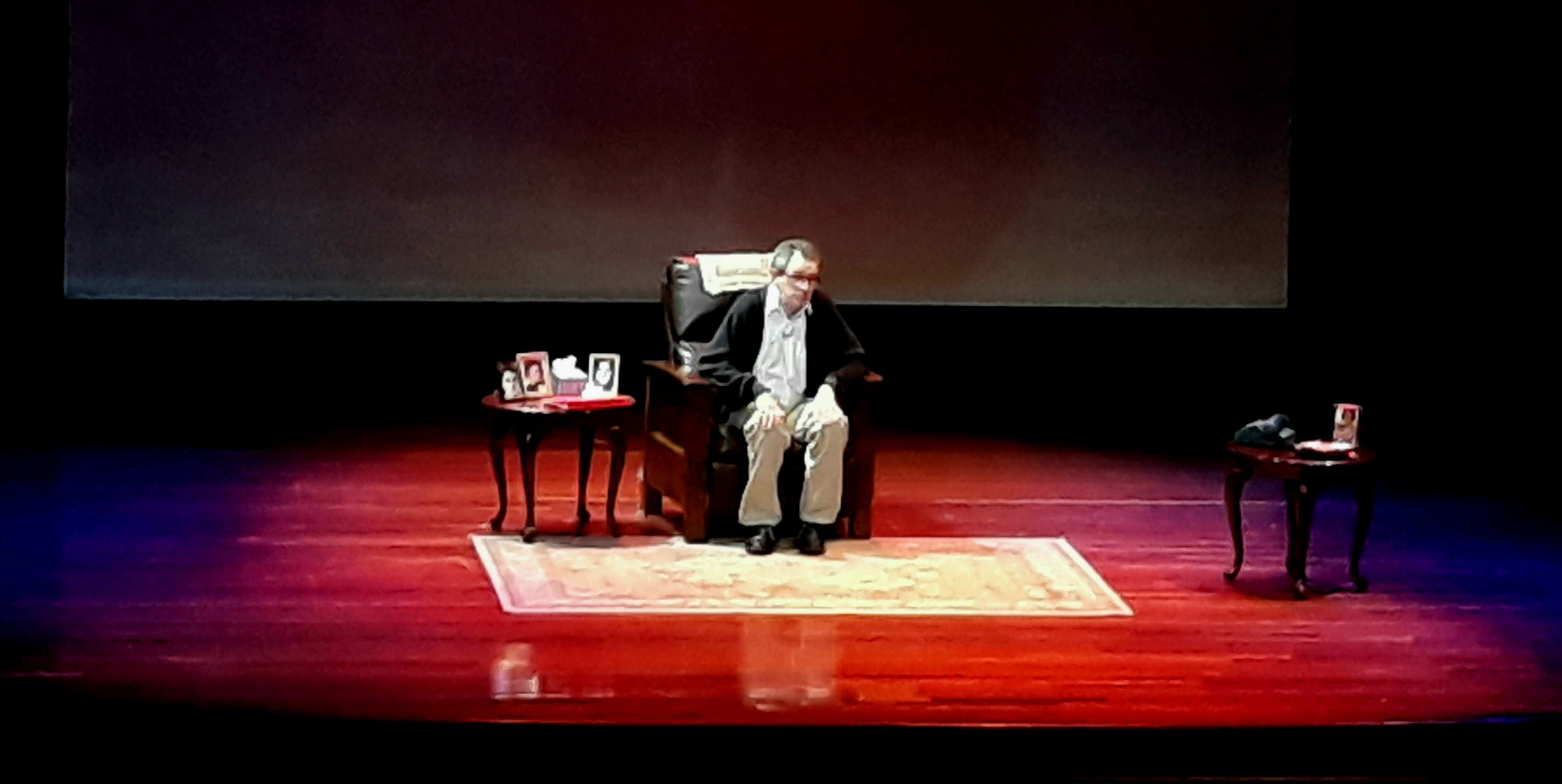 Frank Blocker in GOOD JEW at the Museum of Jewish Heritage premiere.