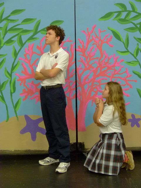 Thomas Hart (King Triton), Rachel Cartwright (Ariel)