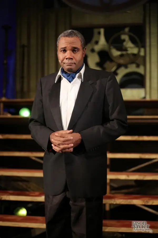 Once Upon A Time: Darryl Maximilian Robinson made his debut in a Sondheim musical classic when he appeared as The Narrator and The Mysterious Man in a 2014 revival of Into The Woods at Forest Lawn.