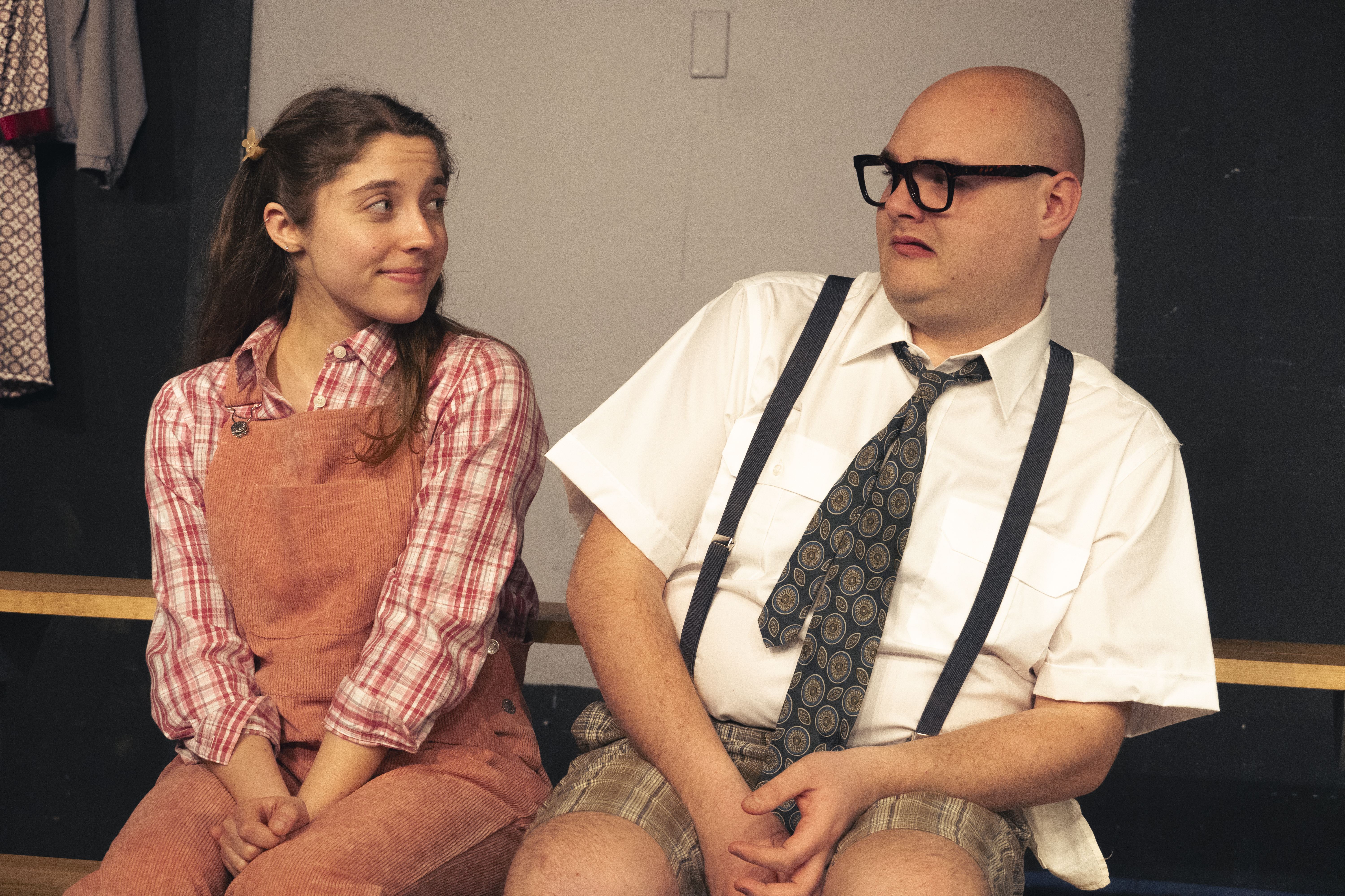 Brooke Smith and Anthony Laszlo in Curtain Call''''s production of The 25th Annual Putnam County Spelling Bee.