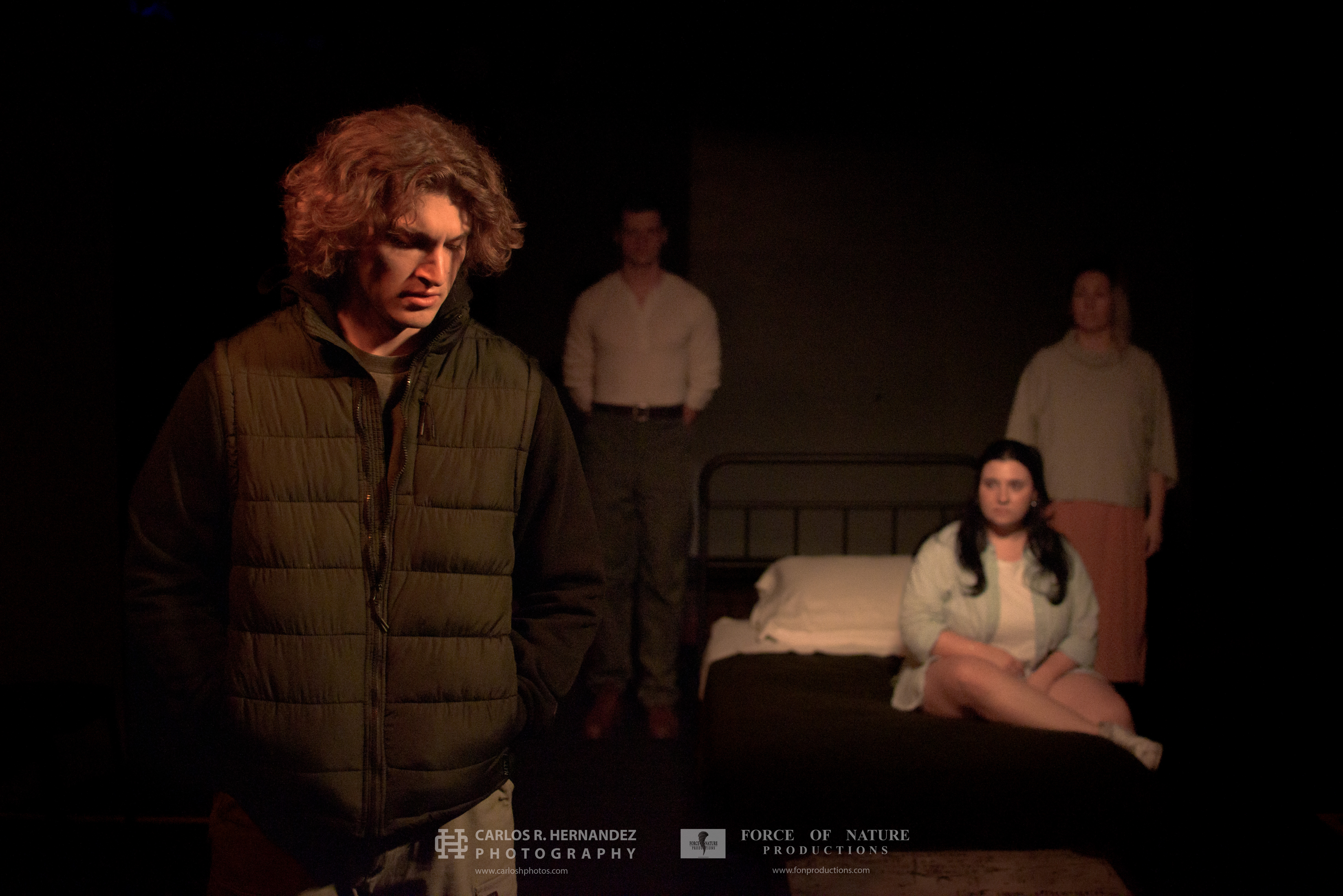 The cast of Force of Nature's production of 'Peace Be With You.'