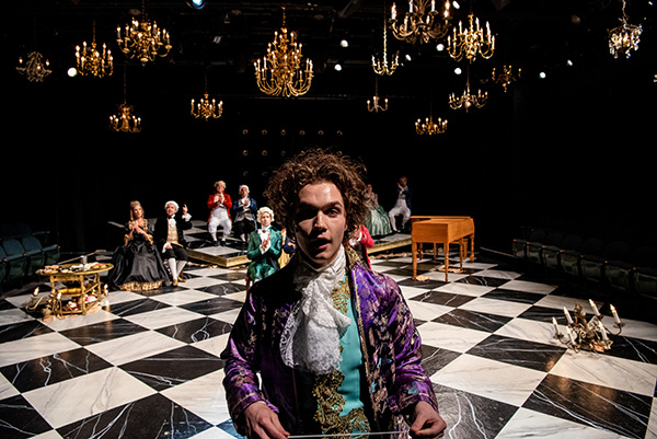 Ben Galosi as Wolfgang Amadeus Mozart
Photo Credit: Sheri Niven