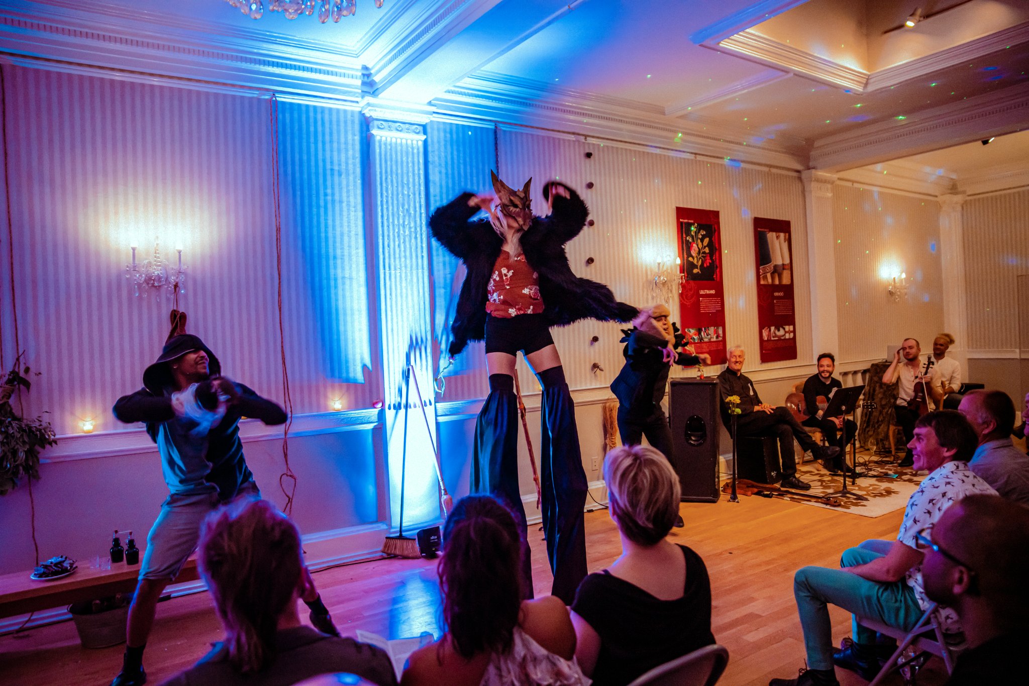 Photograph captured at the New York Estonian House, during the shows premiere in 2022.