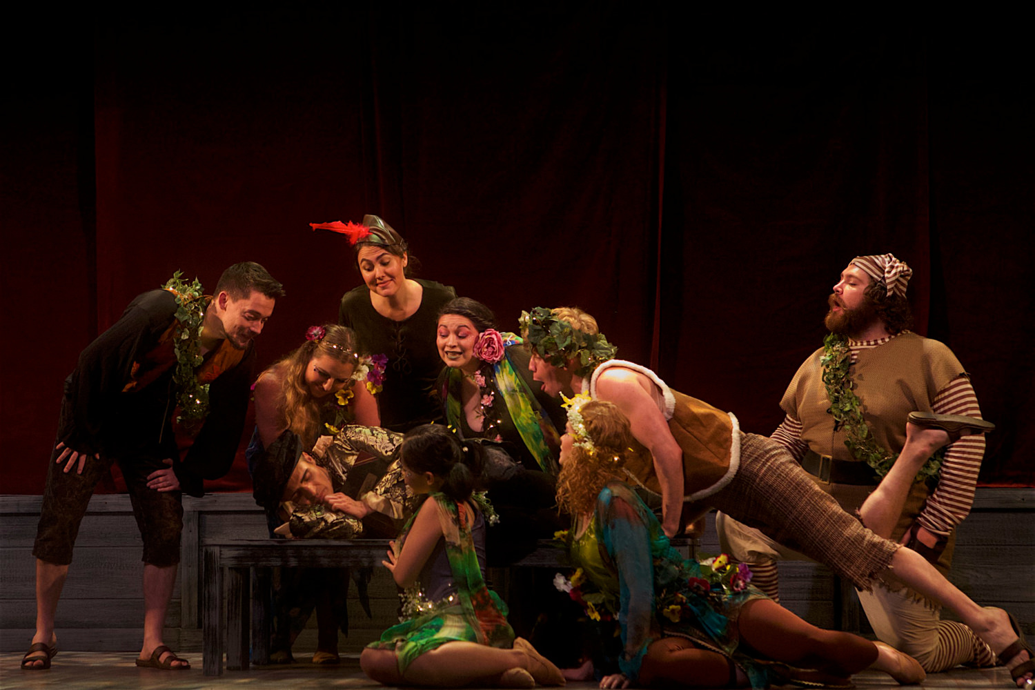 Sammy Huh and the company of Oberon
Photo by Angelisa Gillyard 2