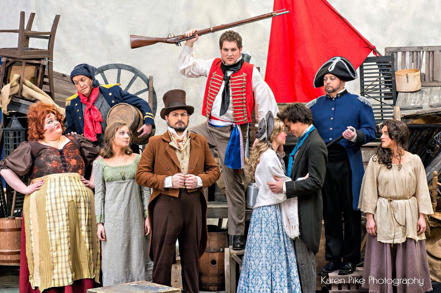 The Cast of Lyric Theater's Les Miserables