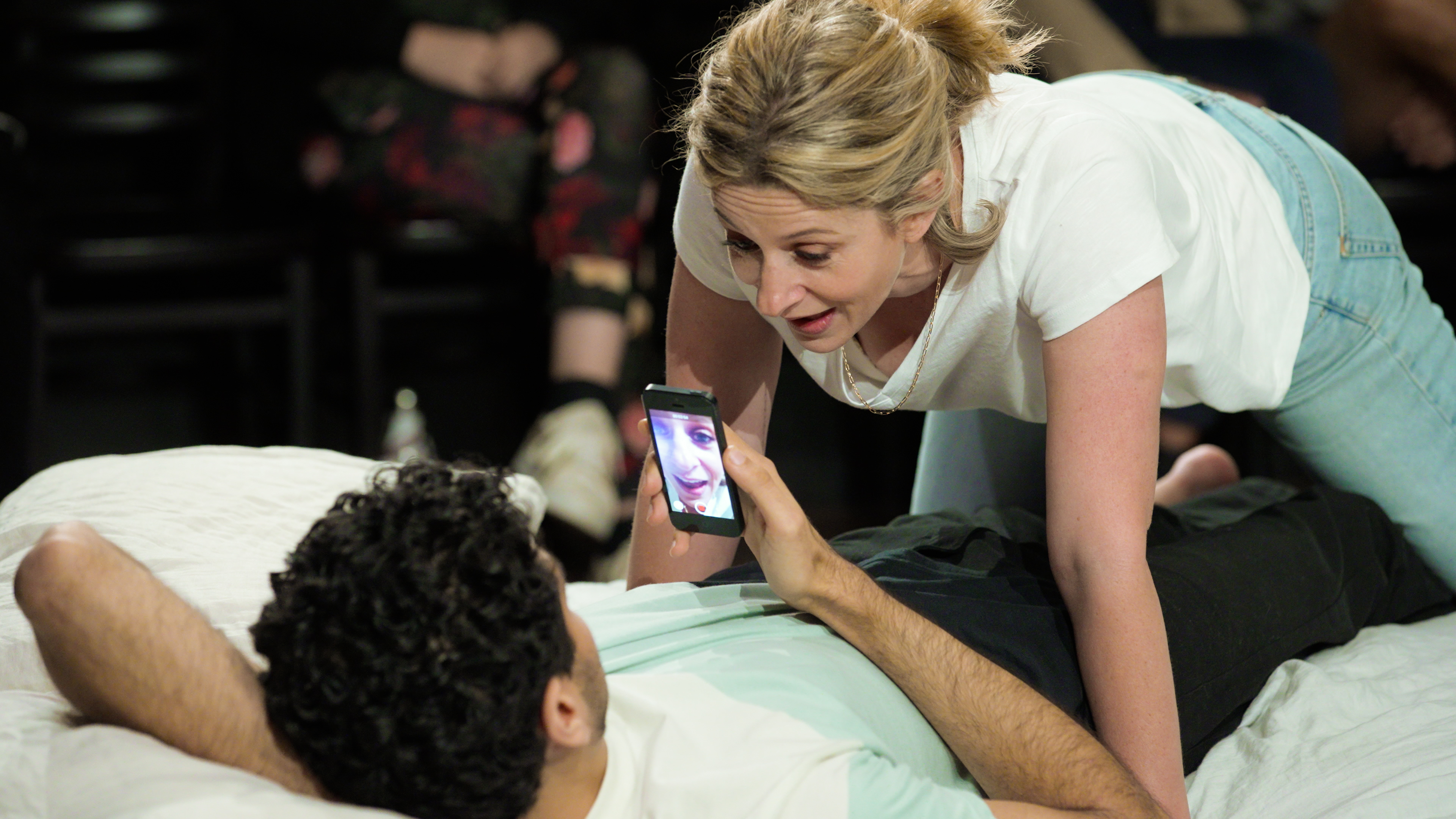 Kate Skinner and Arkia Ashraf in You're Not Special
Image by Australian Theatre Live