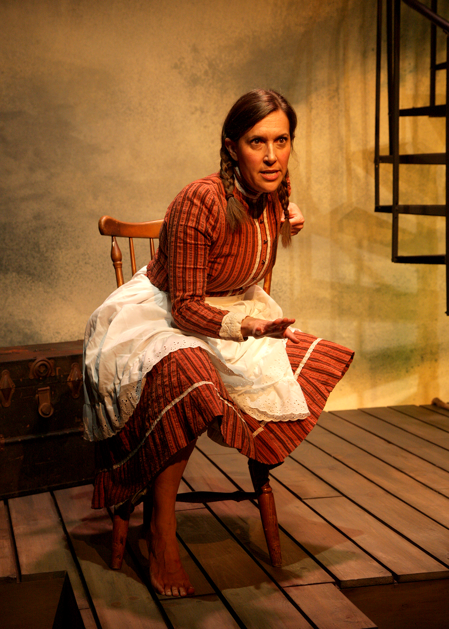 Aubrey Saverino as Abigail Burgess in the world premiere of 