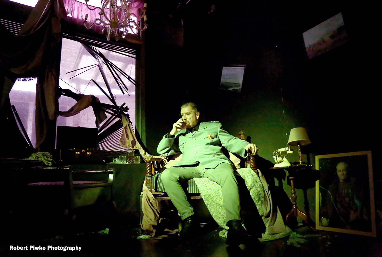 Gary Heron as Colonel Moori Koenig photograph by Robert Piwiko