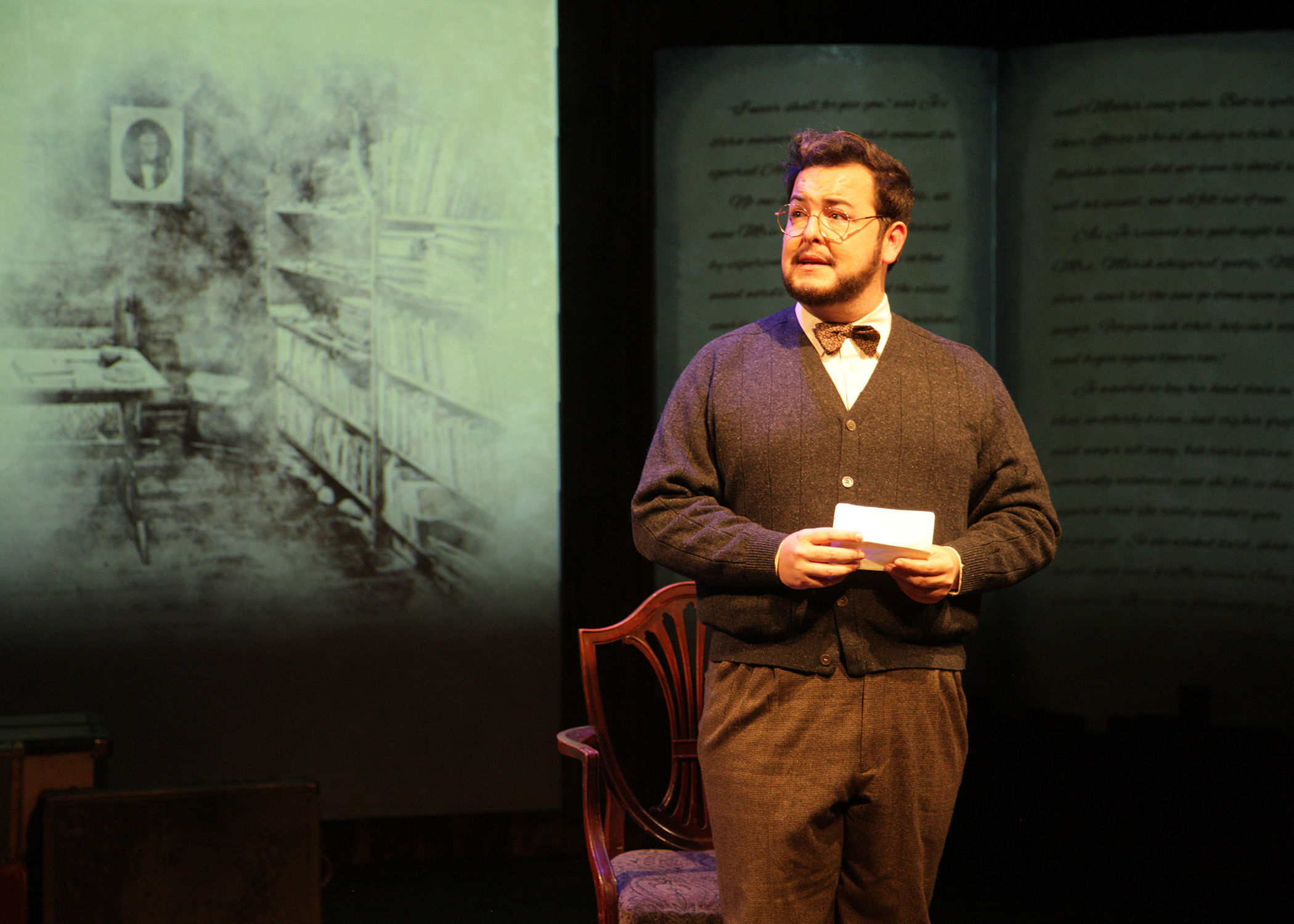 Tucker Boyes as Professor Bhaer in Chance Theater's production of 