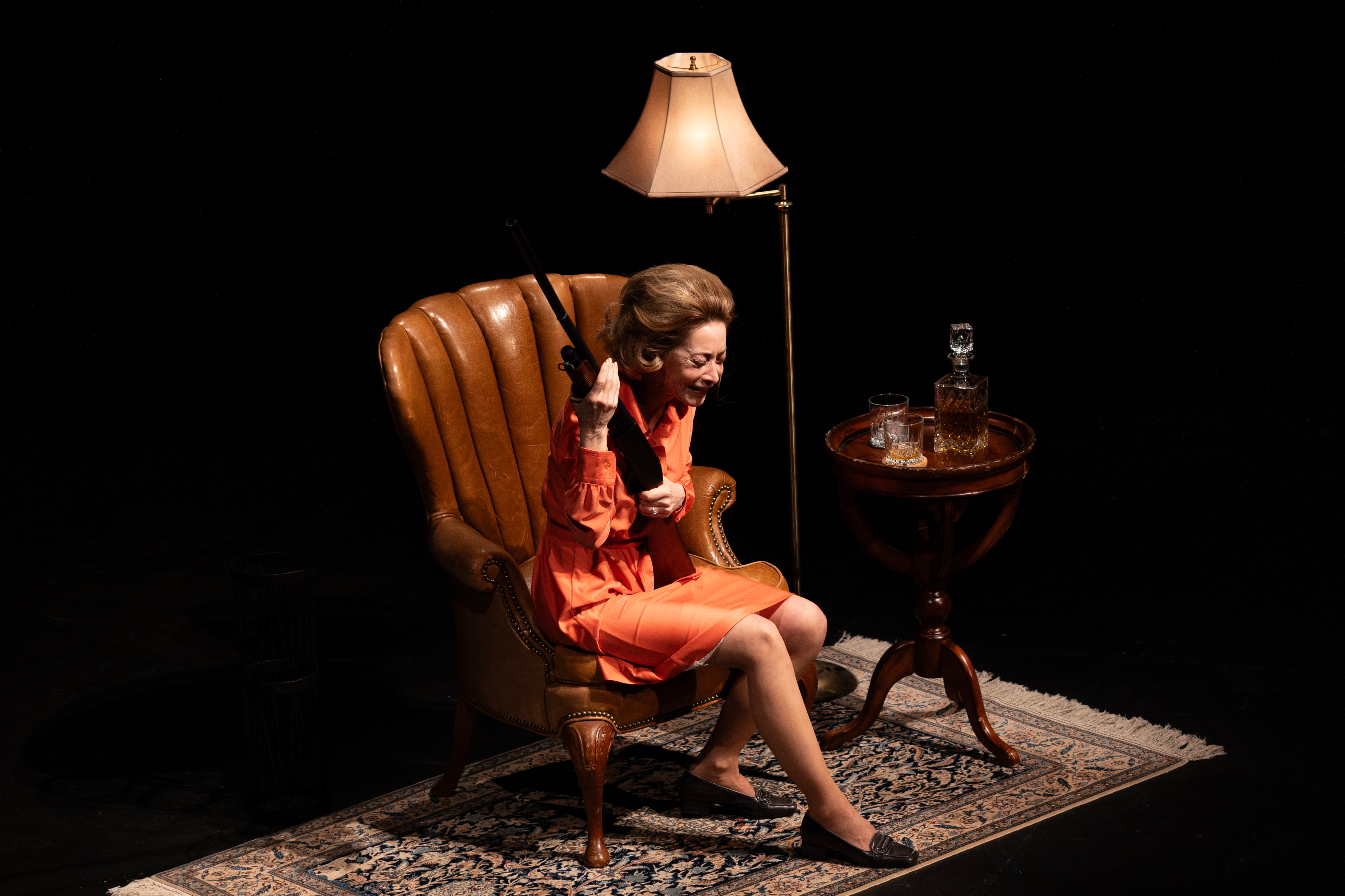 2 - Sharon Lawrence in THE SHOT. Photo by TJ Carr, Courtesy of PlayMakers Repertory Company