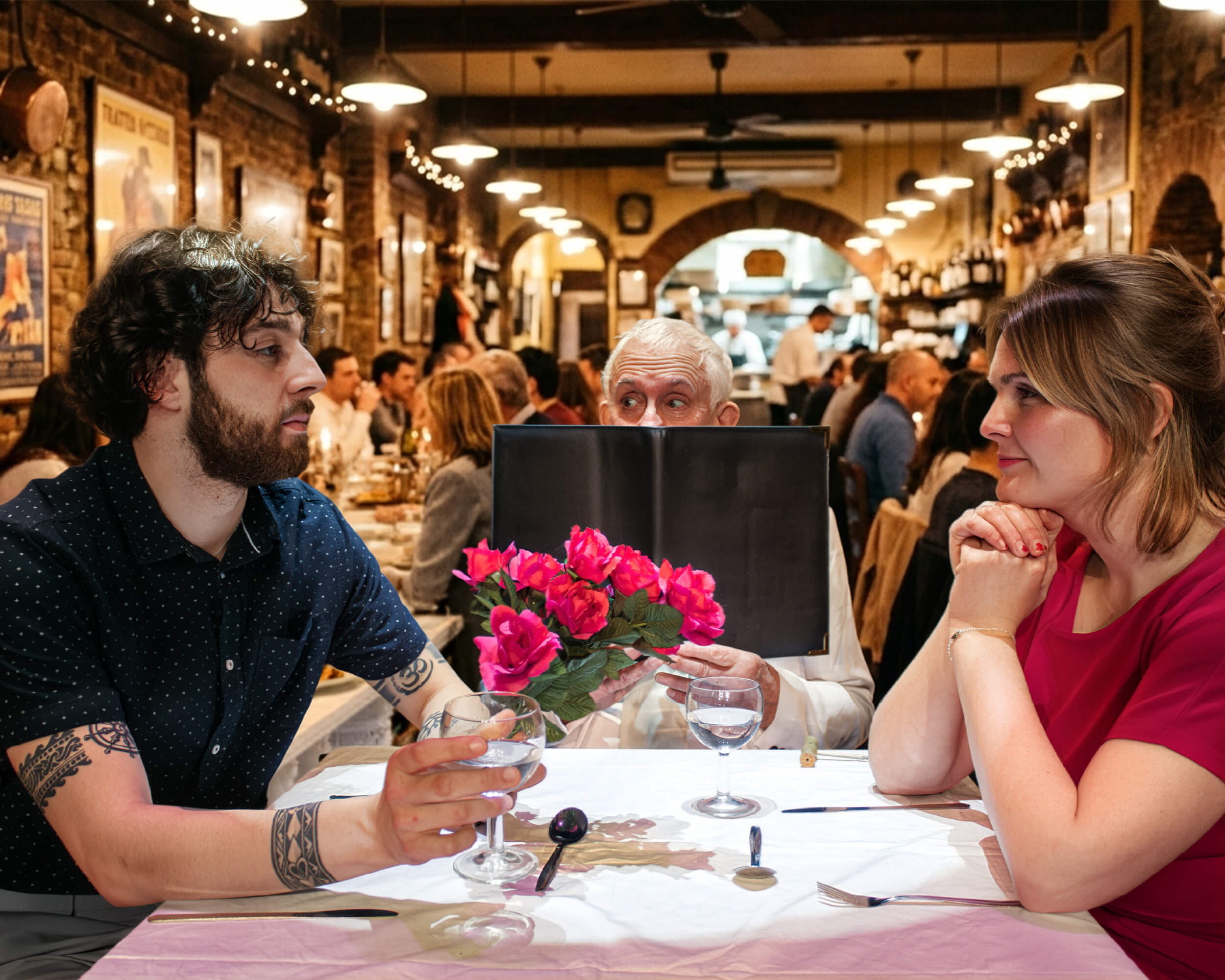 We can't even eat in peace!