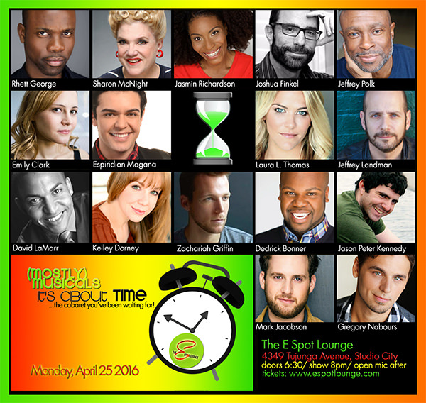 The cast of (mostly)musicals IT'S ABOUT TIME 1