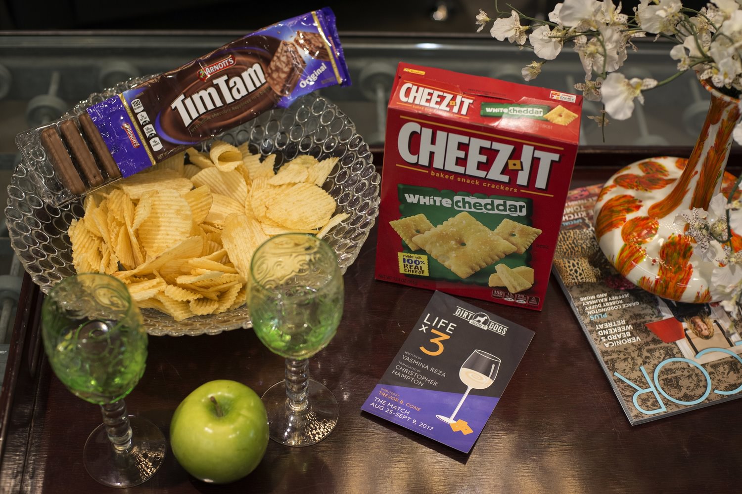 Do Sancerre and Cheez-Its make a good dinner party?
(Photo by Gary Griffin)