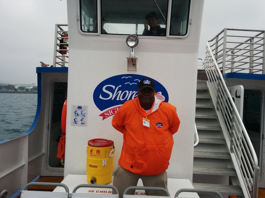 3rd Most Favorite Day Gig Ever!: In the summers of 2005, 2015 and 2018, stage actor and play director Darryl Maximilian Robinson provided Costumer Services for Shoreline Sightseeing of Chicago.