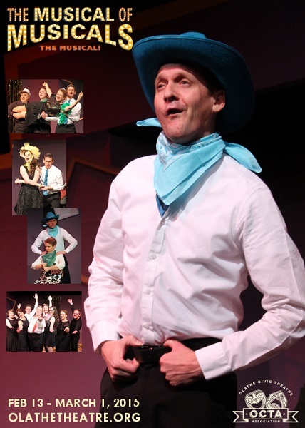 Joell Ramsdell as Willy in THE MUSICAL OF MUSICALS (THE MUSICALS!) Feb 13 - March 1