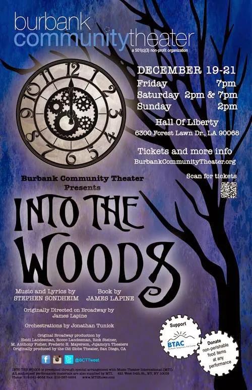 Going Into The Woods: In December of 2014, Darryl Maximilian Robinson starred in the dual roles of The Narrator and The Mysterious Man in a 2014 revival of Into The Woods at The Hall of Liberty in LA.