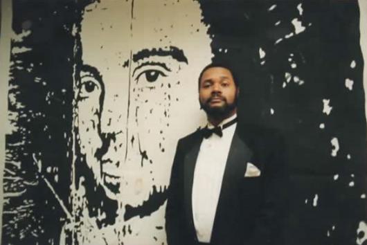 His Lordship In Evening Attire: Darryl Maximilian Robinson in tux for his last run as Sir Richard Drury Kemp-Kean in A Bit of The Bard: 2001 at Harrison Street Galleries Studio Theatre, Oak Park, IL.