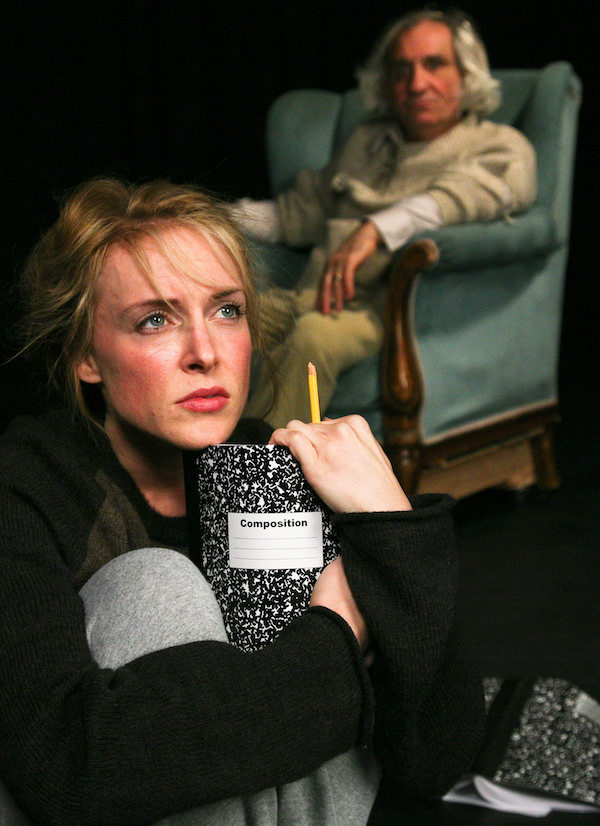 Dana Scott (pictured left) portrays a trouble young woman mourning the death of her father, a famous mathematician, (played by actor Alan Kaplan, pictured right) when she discovers a revolutionary mathematical breakthrough in 
