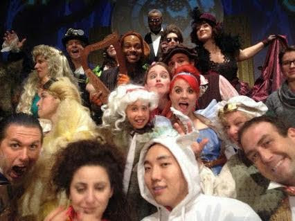 The Outside Observer: Viewing a cast of fabled characters from above, Darryl Maximilian Robinson as The Narrator and The Mysterious Man in the 2014 revival of Into The Woods at The Hall of Liberty.