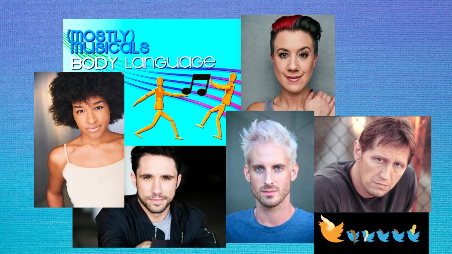 Making their (mostly)musicals debuts: Bryce Charles, Dino Nicandros, Michael Noah Levine, Kevin Bailey, and Leslie Rubino (+ THE TRUMP FAMILY SPECIAL's Mary Birdsong!) 1