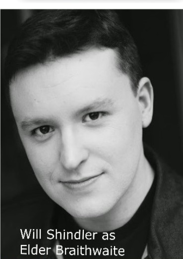 Will Shindler [Elder Braithwaite] joins the cast in his first triangle productions! show