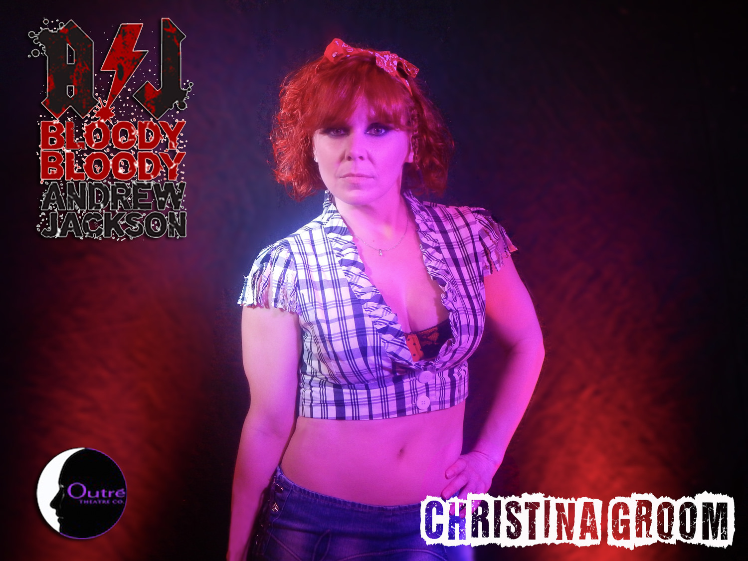Christina Groom in the 2015 Outre Theatre Company Production of "Bloody Bloody Andrew Jackson" Directed by Skye Whitcomb. http://on.fb.me/1A8zPa5
Photo by Geoffrey Short. #OutreBBAJ 